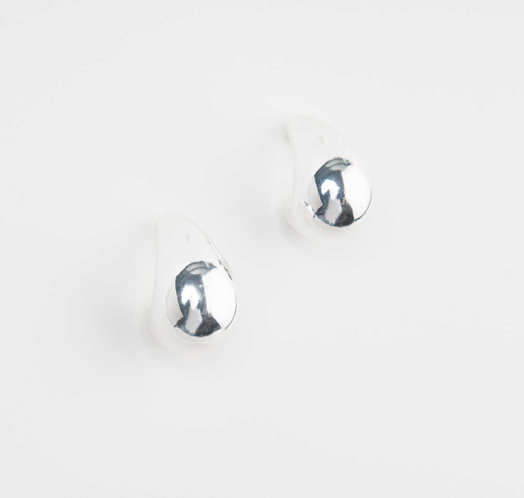 Серьги Мармалато, цвет белое серебро #1