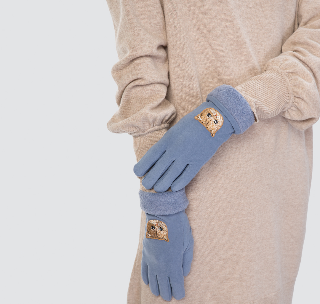 Перчатки Мармалато, цвет Голубой-мультиколор #2