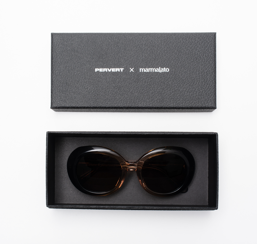 Очки с чехлом Мармалато, цвет серый-бежевый #5