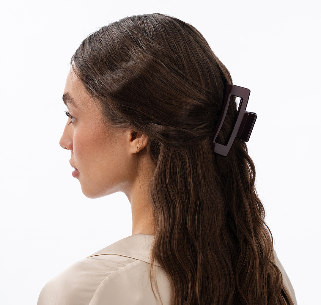 Заколка-краб Мармалато, цвет Винный #5