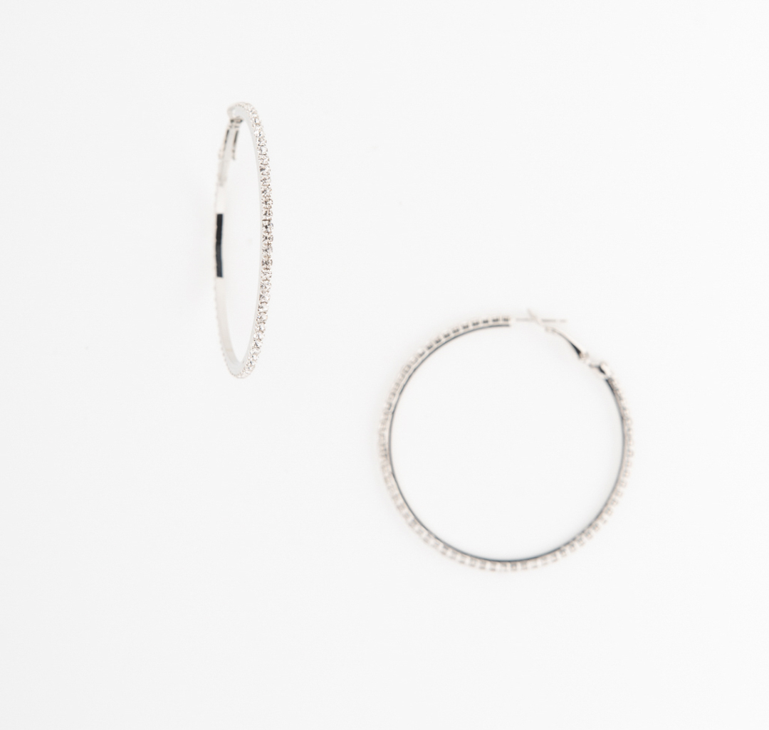 Серьги Мармалато, цвет Серебро-прозрачный #1