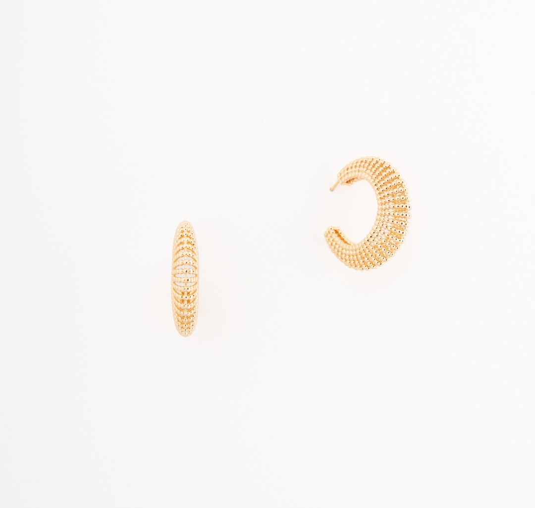 Серьги Мармалато, цвет золото #4