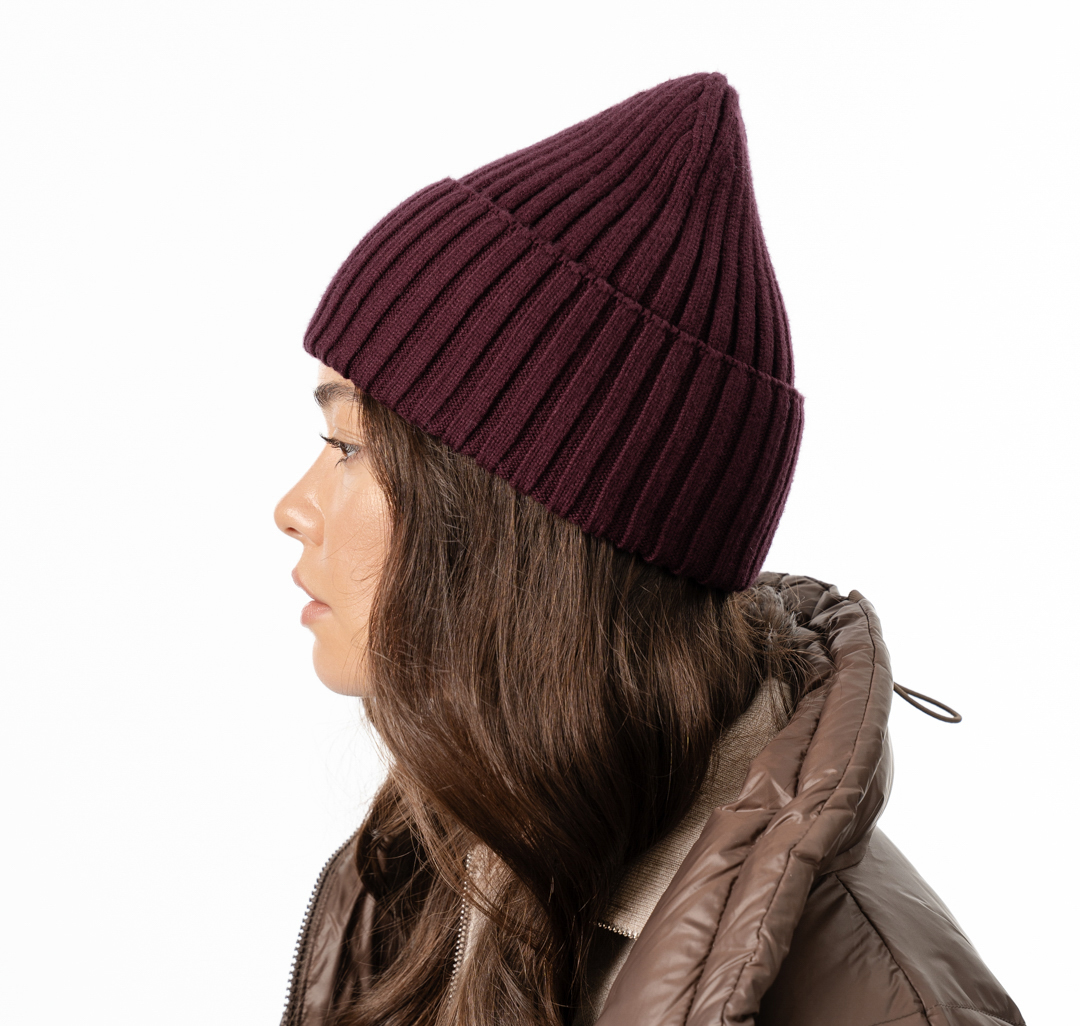 Шапка Мармалато, цвет Винный #2