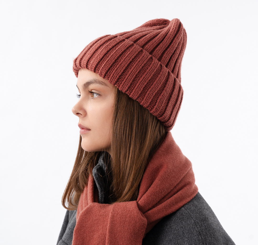 Шапка Мармалато, цвет Терракотовый #2