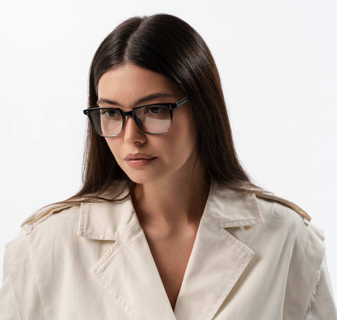 Очки с чехлом Мармалато, цвет прозрачный-черный-серый #1