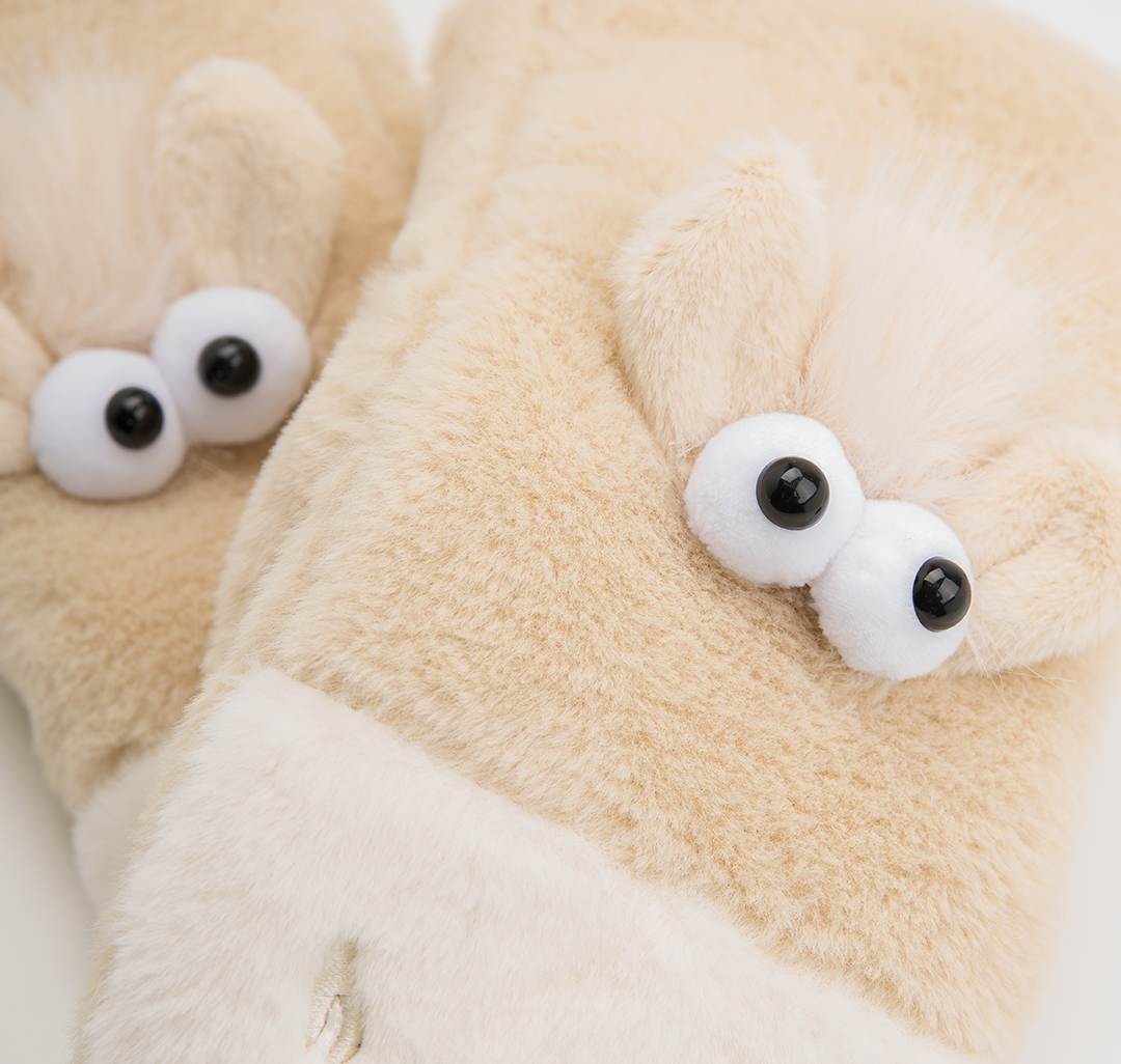 Рукавицы Мармалато, цвет Молочный #3