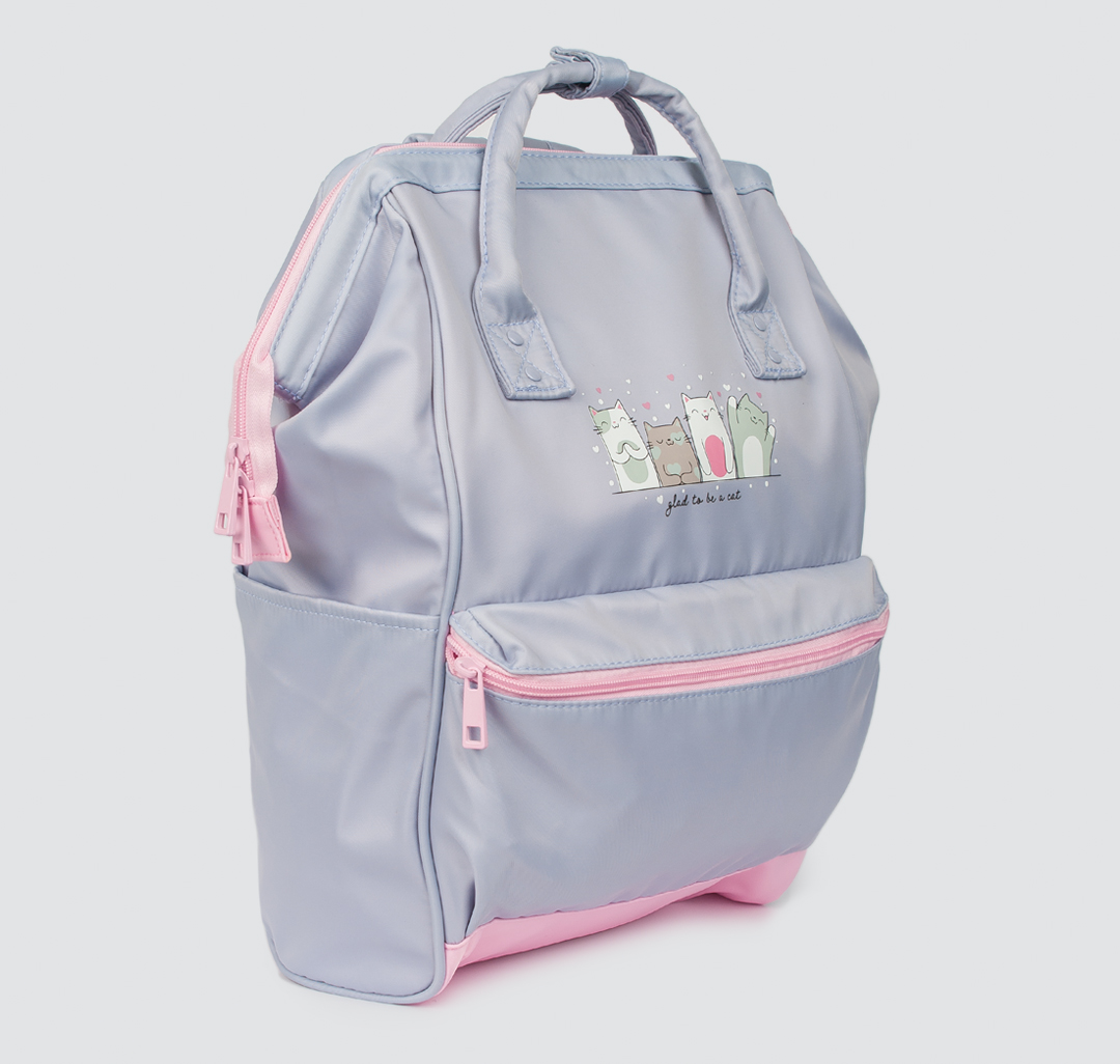 Текстильный женский рюкзак Мармалато, цвет Лавандовый-розовый-мультиколор #5
