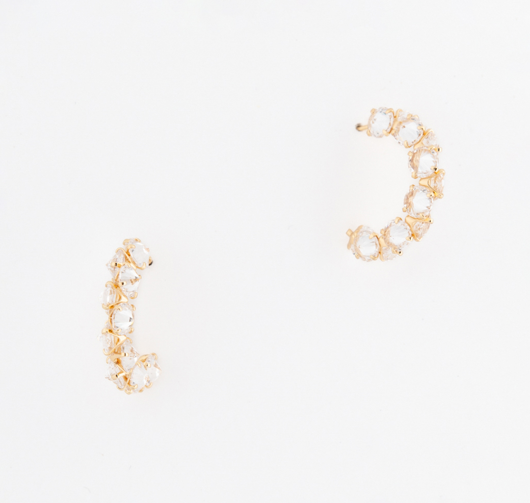 Серьги Мармалато, цвет Золото-прозрачный #1