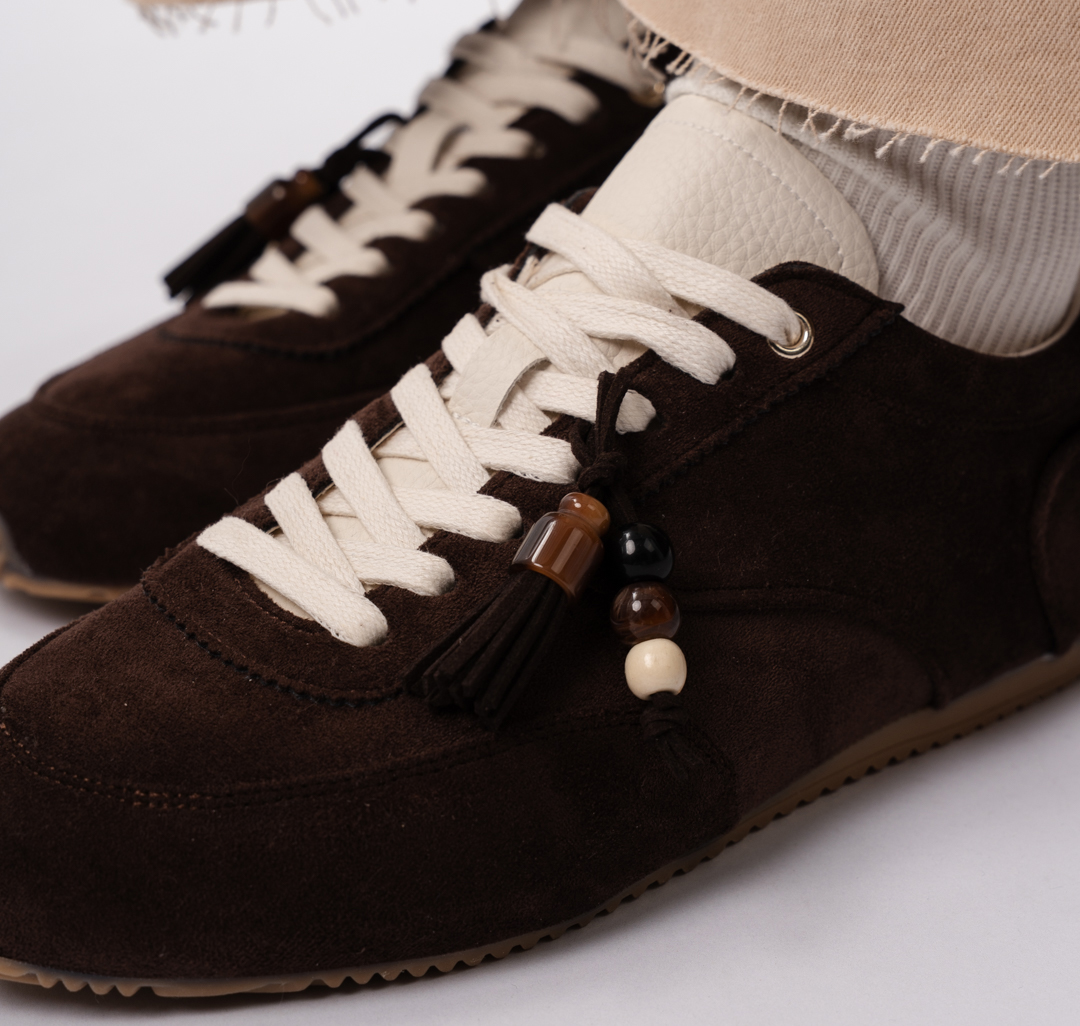 Кроссовки Мармалато, цвет коричневый-молочный #9