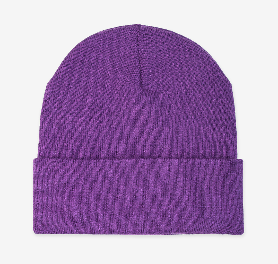 Фиолетвая шапка женская Мармалато, цвет Фиолетовый #2