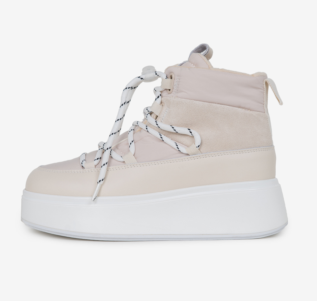 Дутыши Мармалато, цвет Молочный-бежевый-черный #1