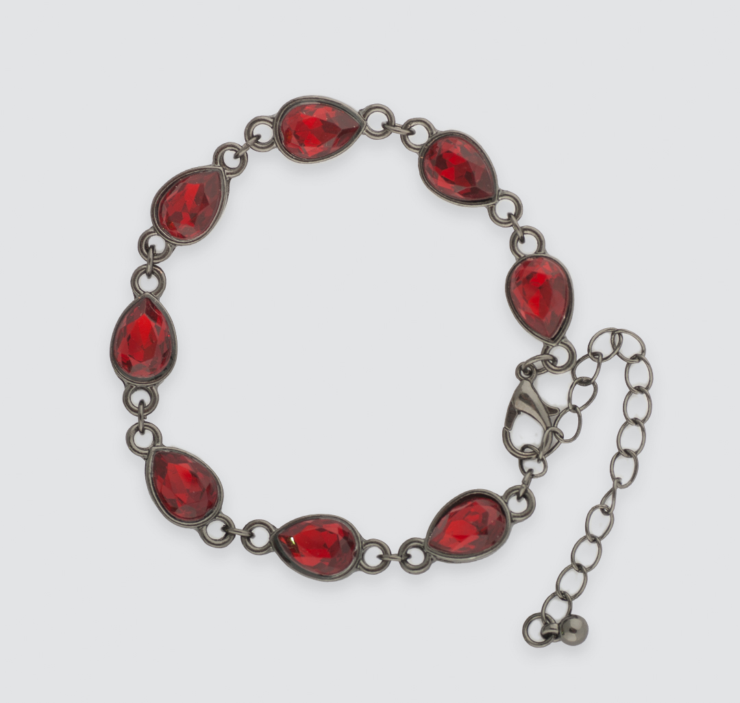 Браслет Мармалато, цвет черный-красный #1