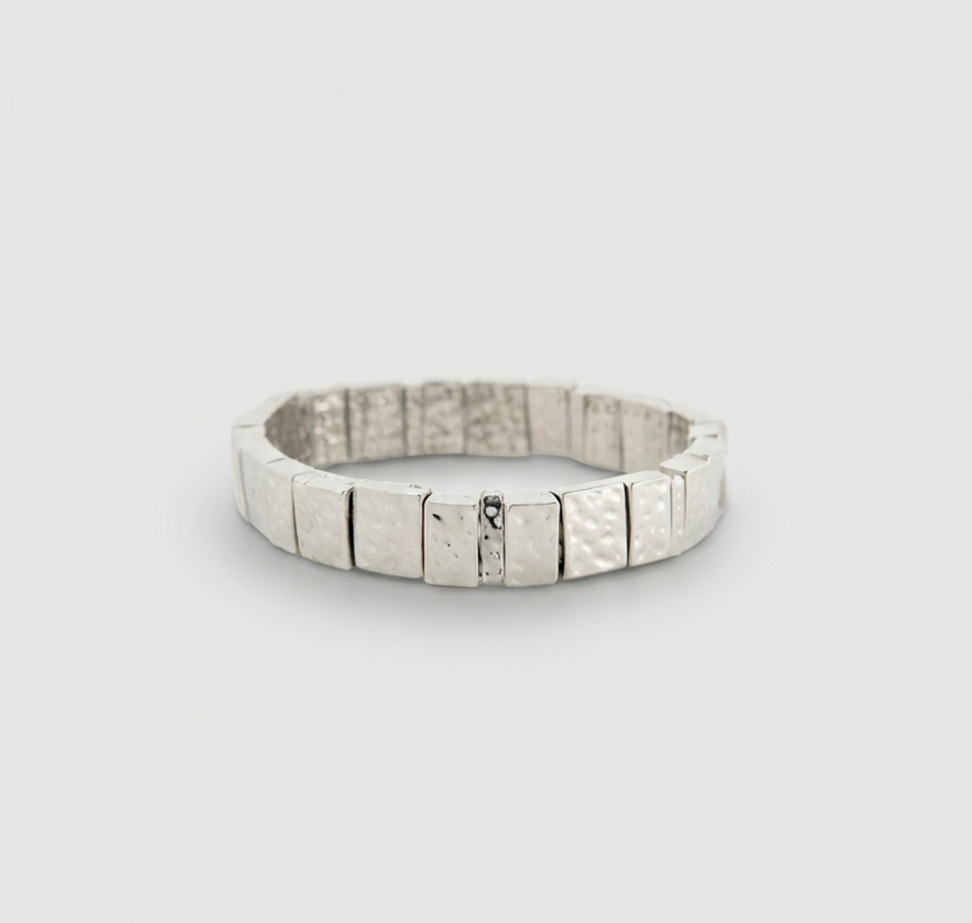 Браслет Мармалато, цвет белое серебро #3