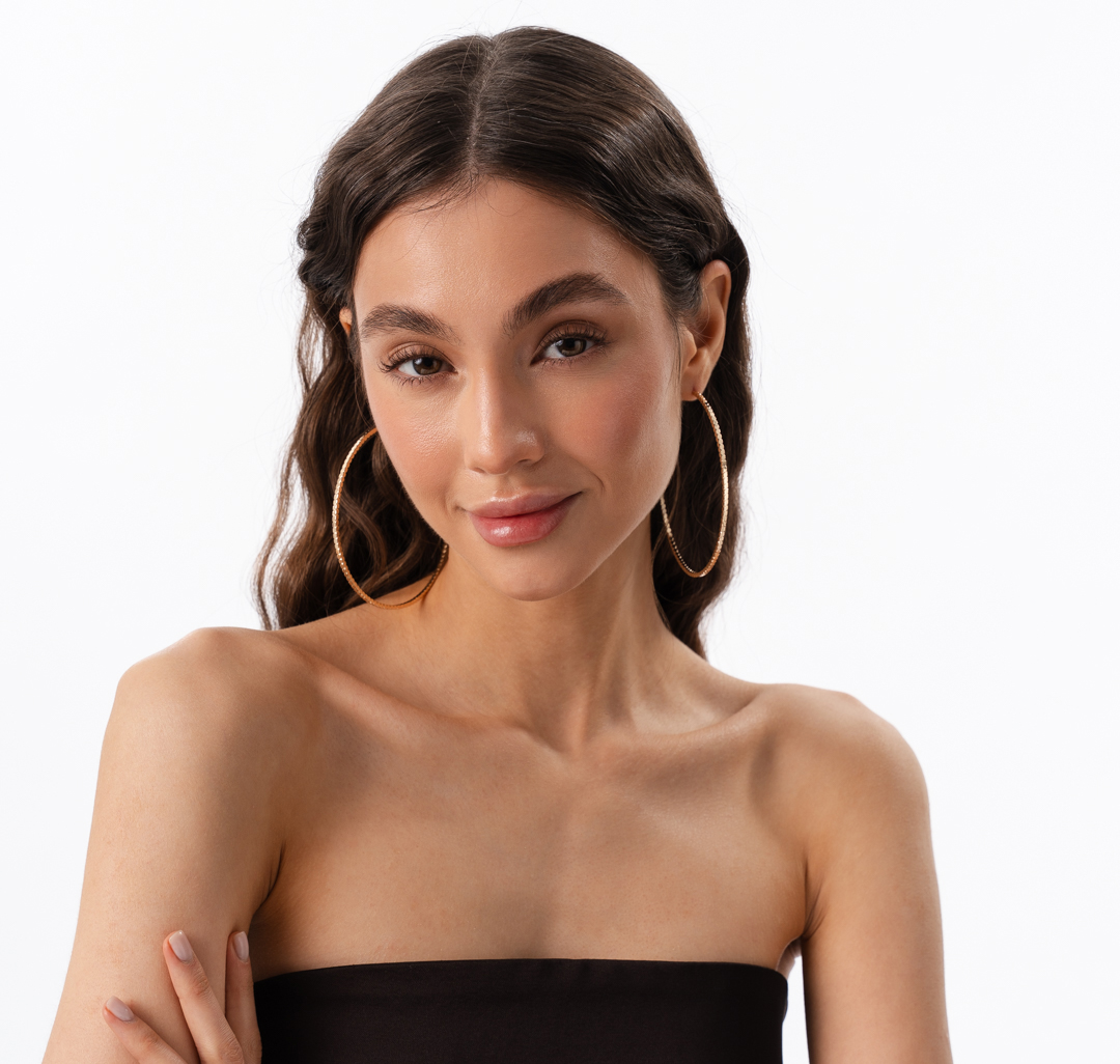 Серьги Мармалато, цвет золото #3