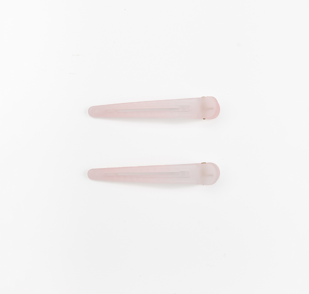 Набор зажимов (2 шт) Мармалато, цвет матовый розовый #3