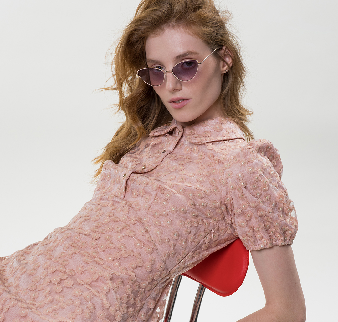 Очки солнцезащитные черные-розовые Мармалато, цвет черный-розовый-золото #3