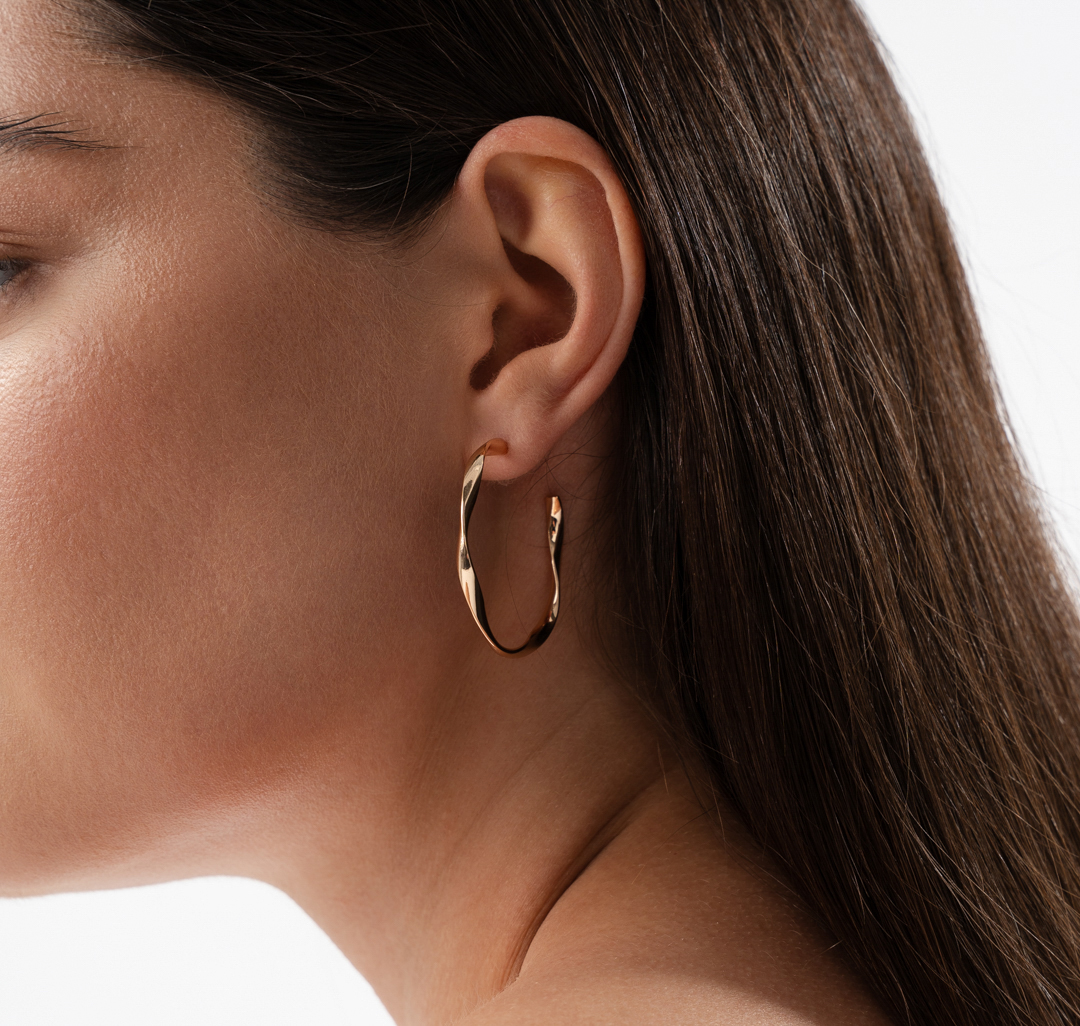 Серьги Мармалато, цвет золото #2