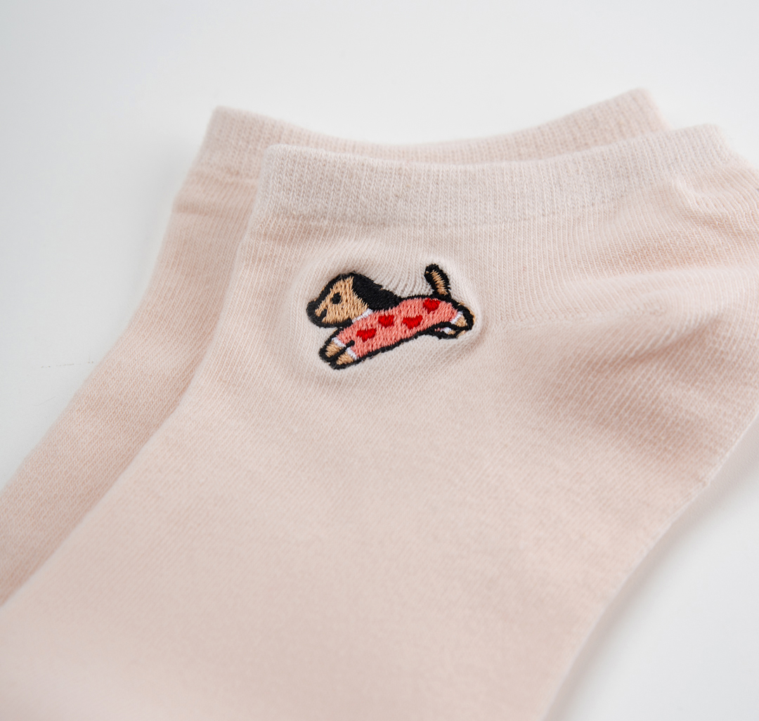 Носки (1 пара) Мармалато, цвет розовый-бежевый-черный #2