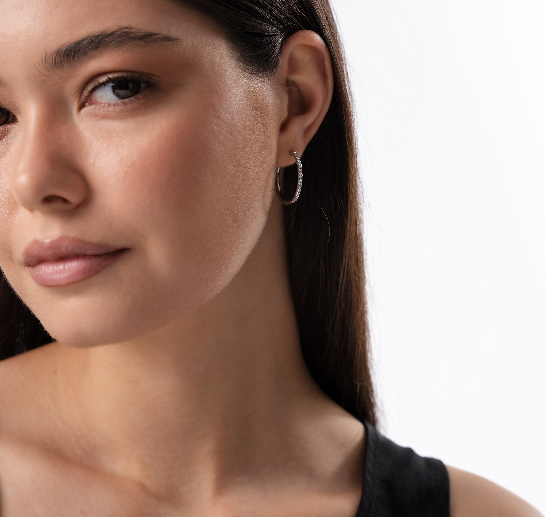 Серьги Мармалато, цвет Серебро-прозрачный #4