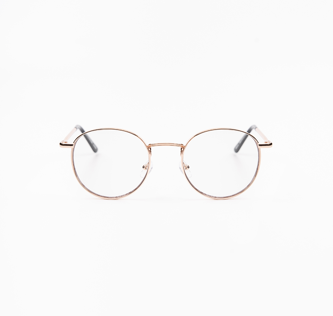 Очки с чехлом Мармалато, цвет прозрачный-золото-бежевый #4