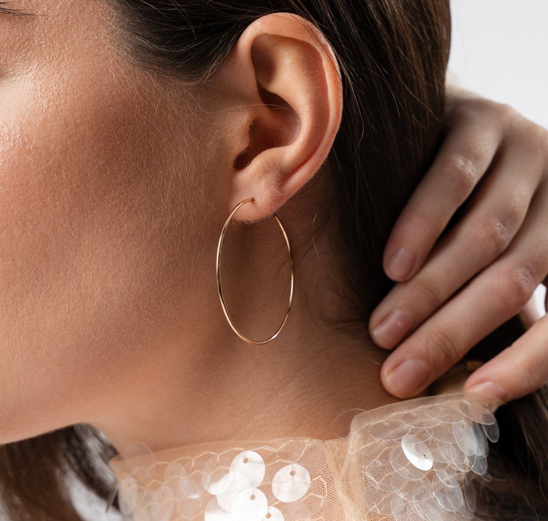 Серьги Мармалато, цвет золото #2