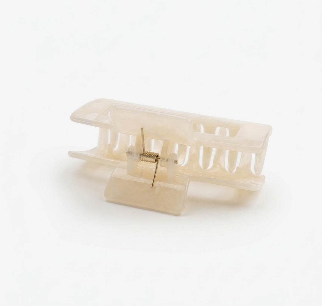 Заколка-краб Мармалато, цвет молочный #5