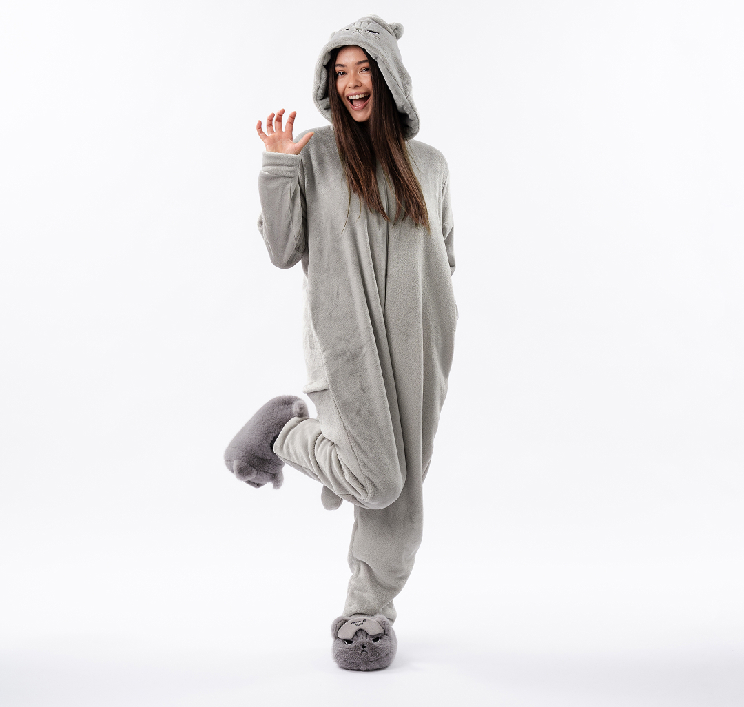 Кигуруми Мармалато, цвет Серый-черный #6