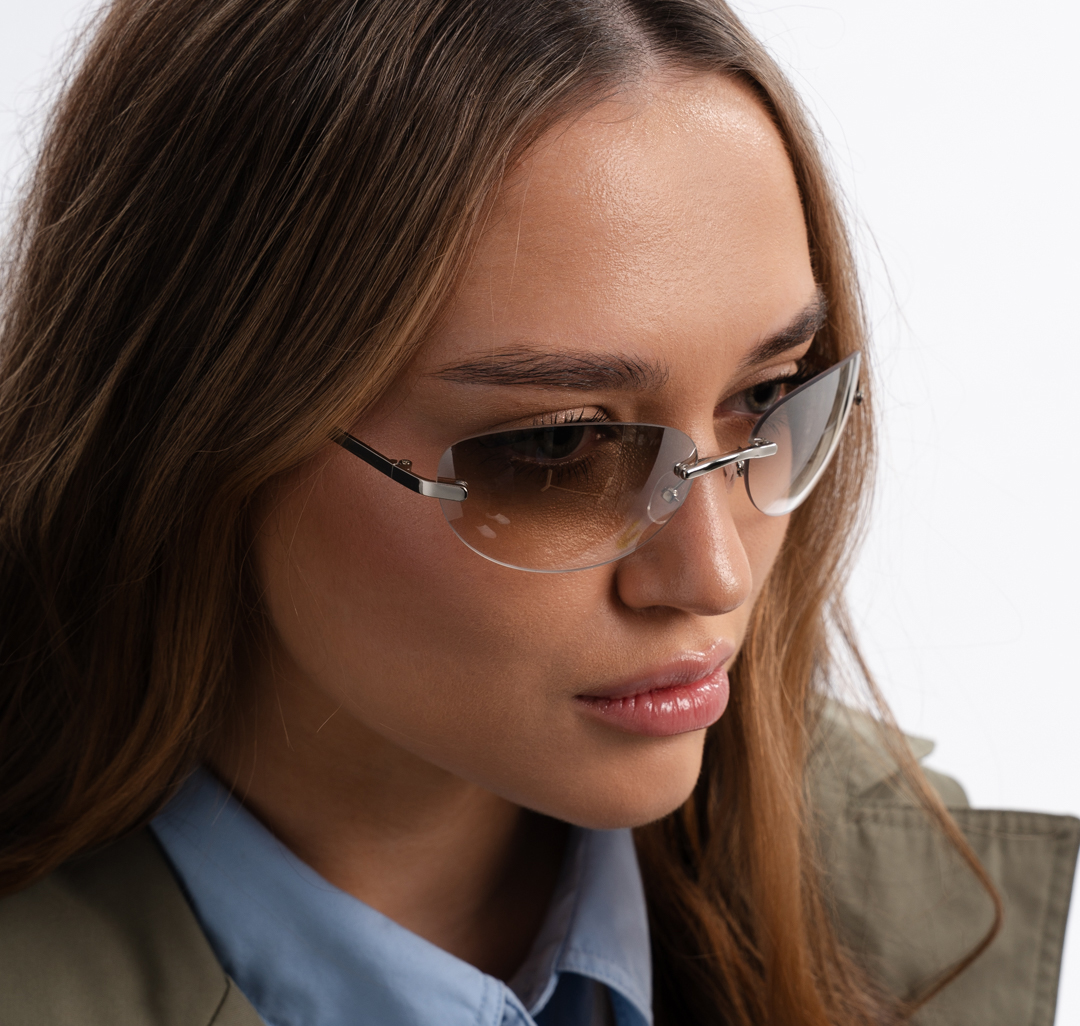 Очки солнцезащитные прозрачные-серебро Мармалато, цвет Прозрачный-серебро #1