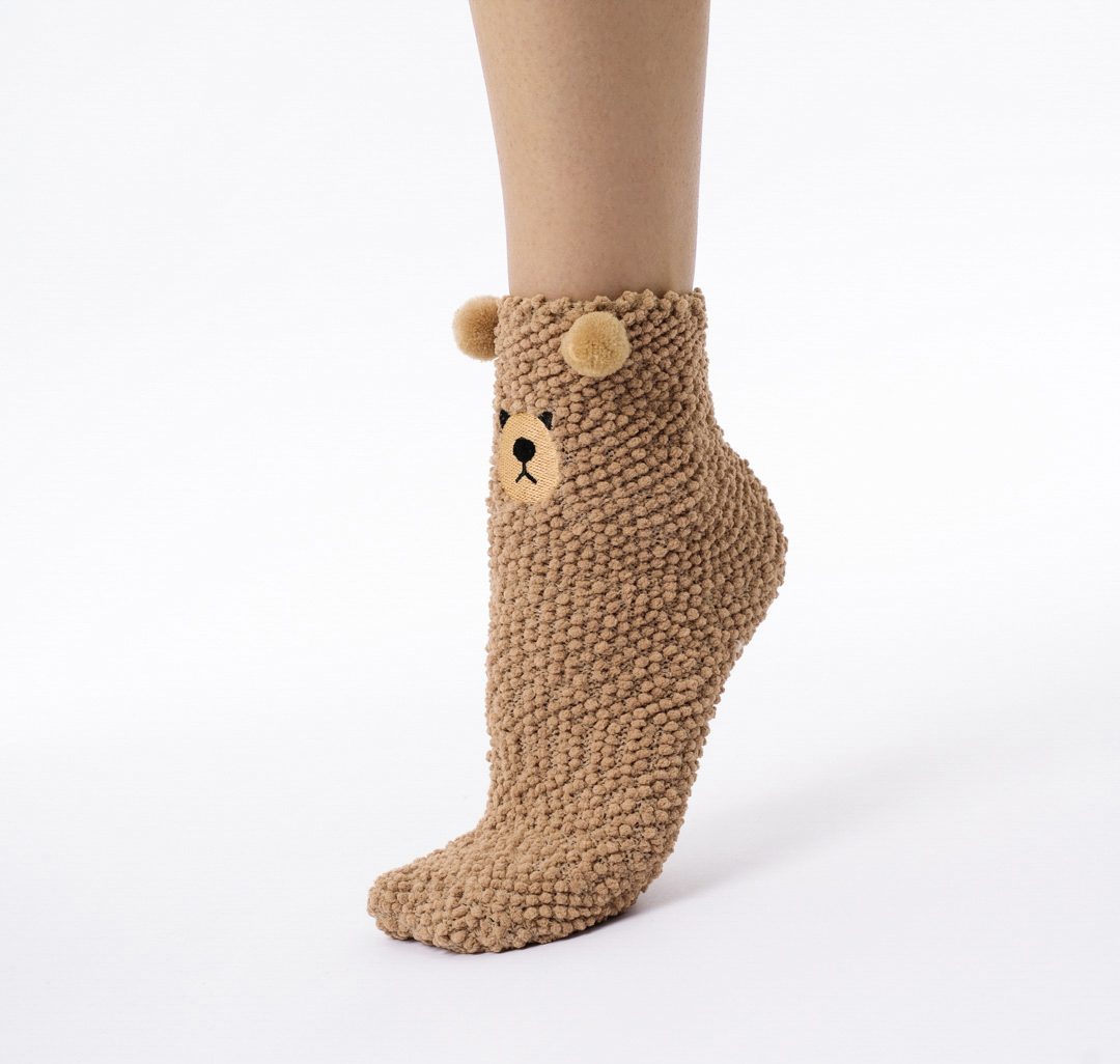 Носки (1 пара) Мармалато, цвет Коричневый-молочный-черный #6