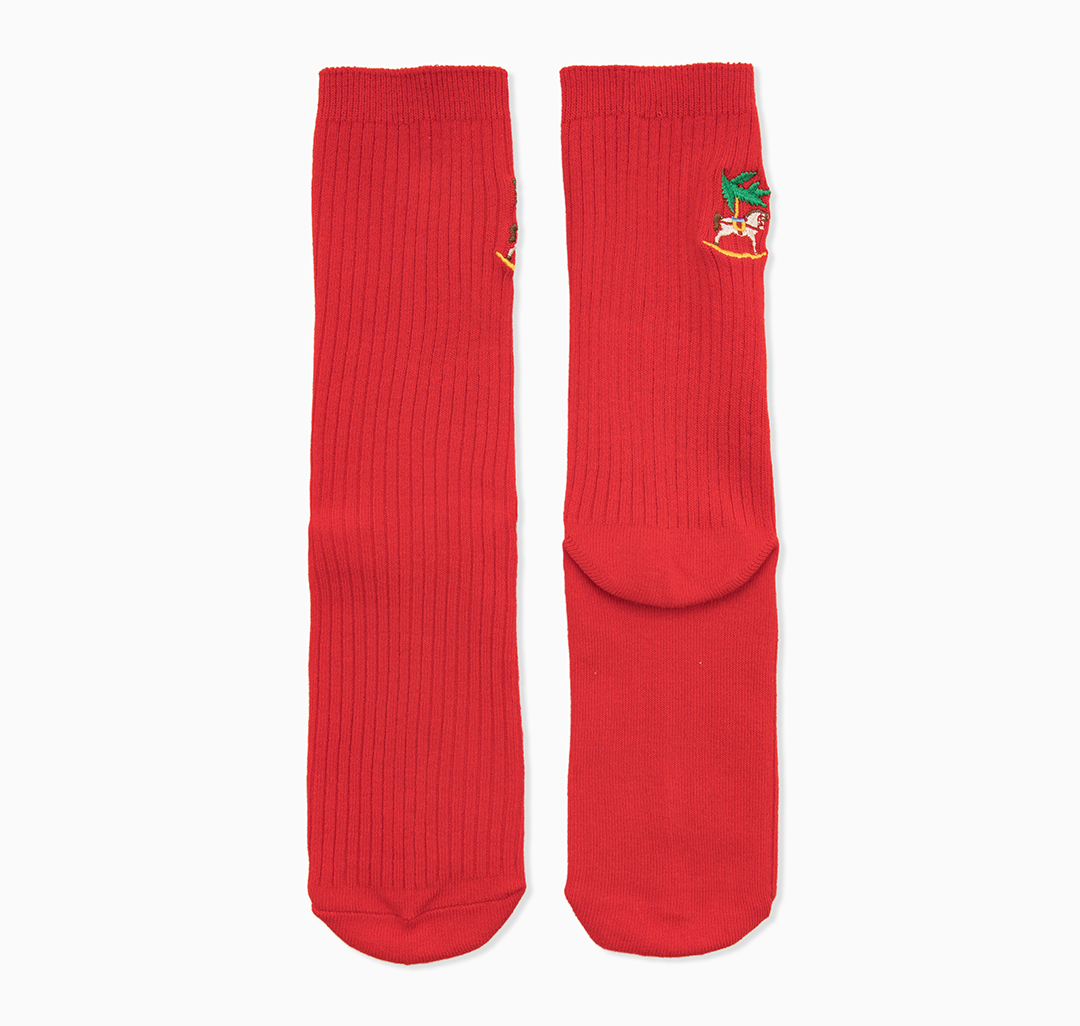 Носки (1 пара) Мармалато, цвет Красный-мультиколор #3