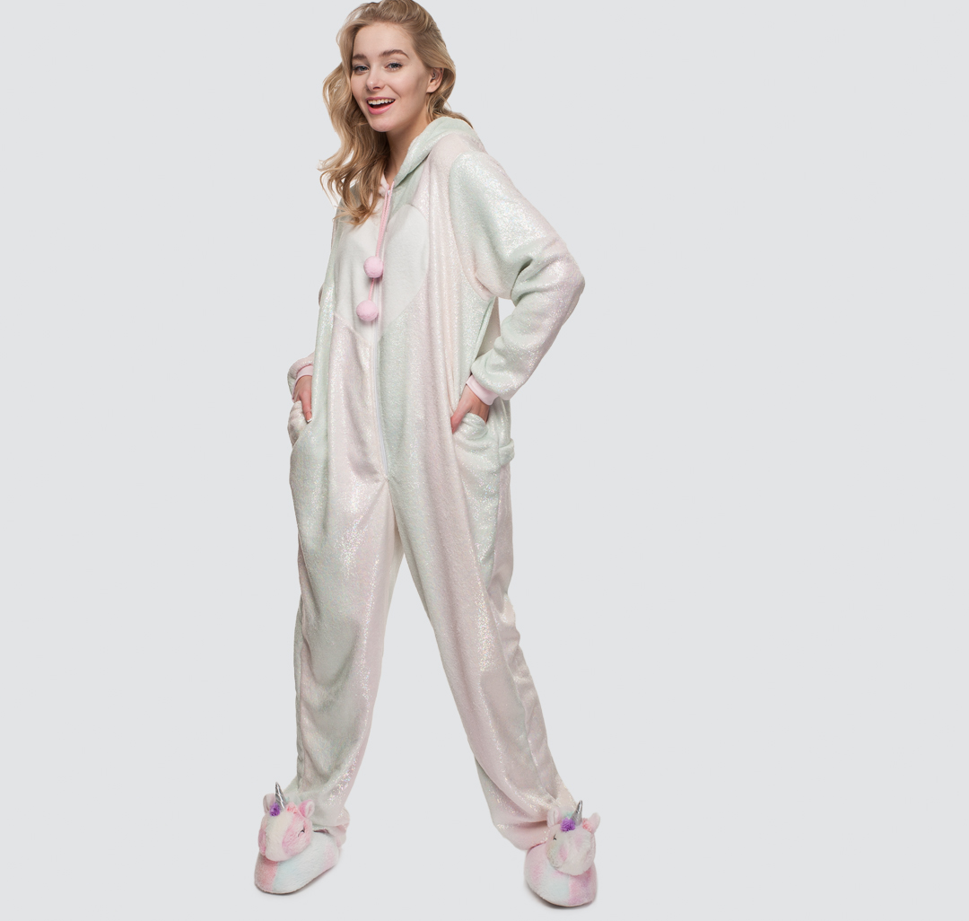Женский кигуруми пижама кот единорог Мармалато, цвет Мультиколор #1