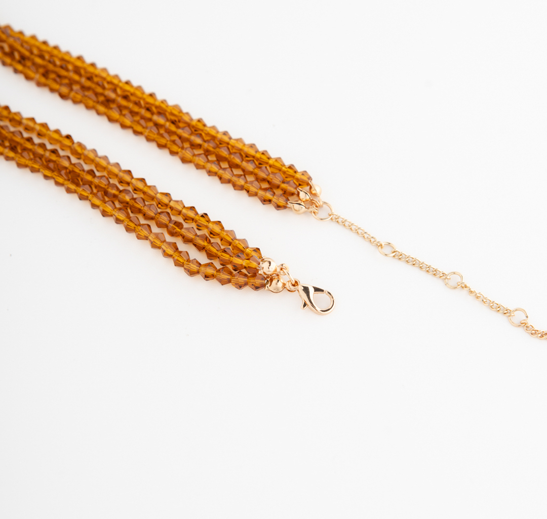 Колье Мармалато, цвет Золото-коричневый #3