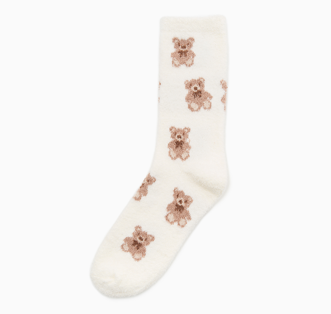 Носки (1 пара) Мармалато, цвет Молочный-коричневый-бежевый #1