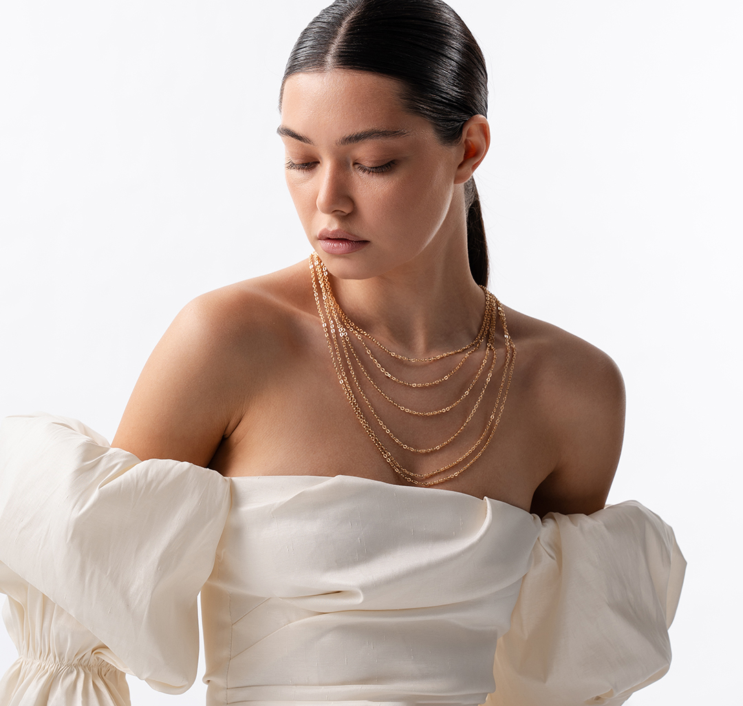 Колье Мармалато, цвет Золото #4