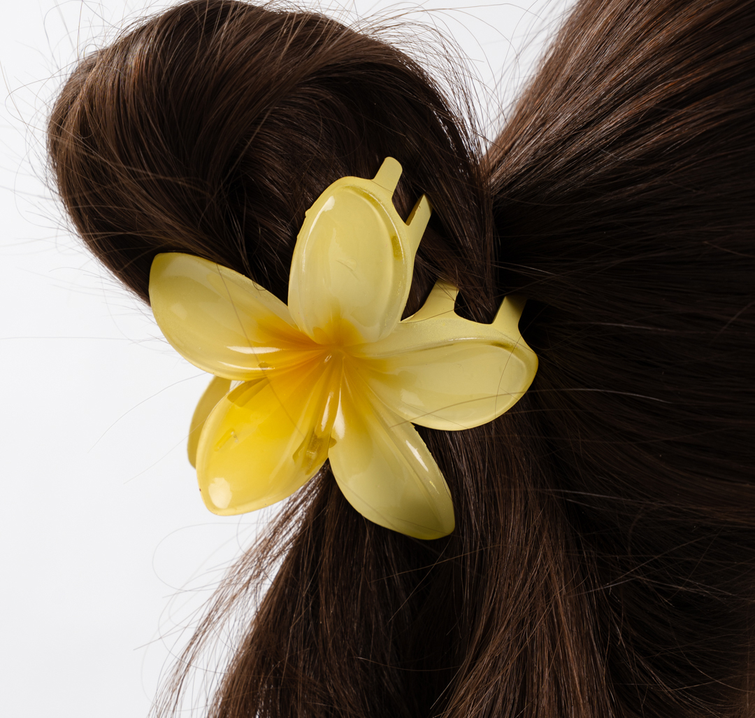 Заколка-краб Мармалато, цвет желтый #2