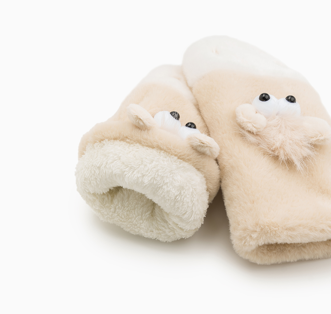 Рукавицы Мармалато, цвет Молочный #2