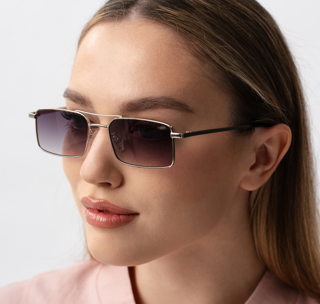 Очки с чехлом Мармалато, цвет черный-серебро #1