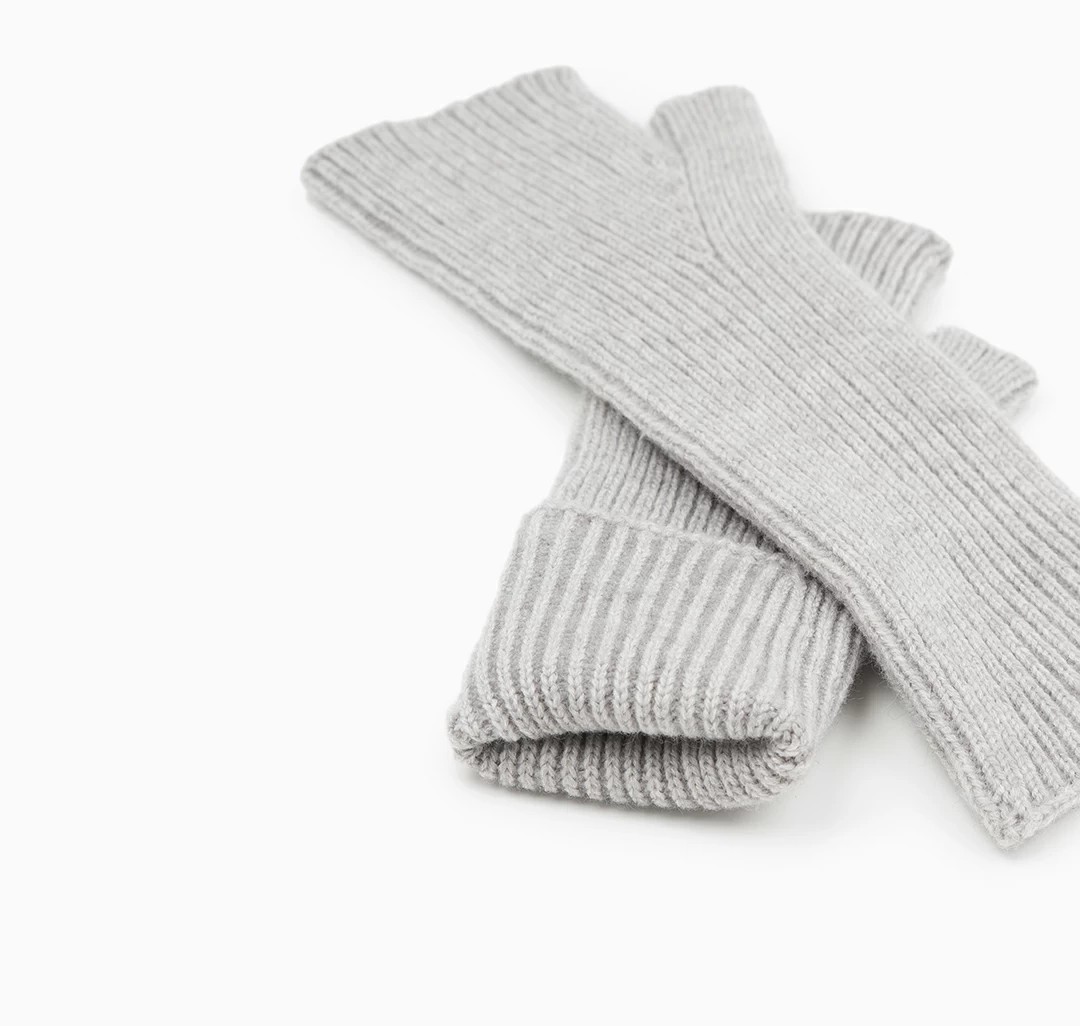 Митенки Мармалато, цвет светло-серый #2