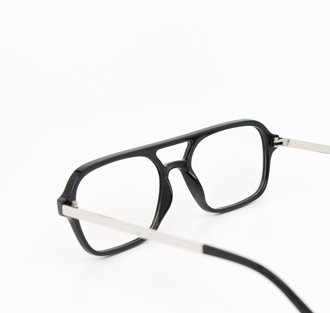 Очки с чехлом Мармалато, цвет черный-прозрачный-розовый #2