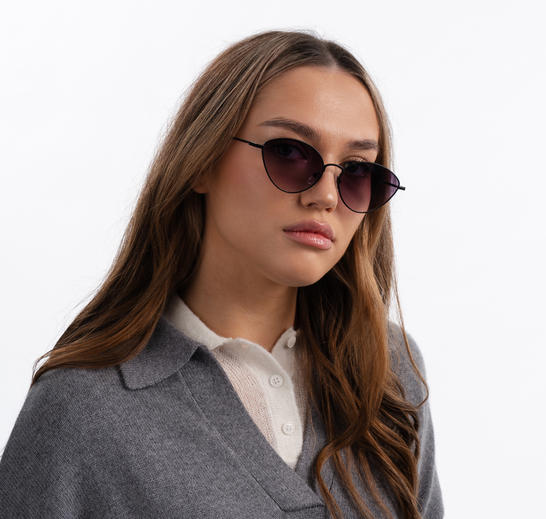 Очки солнцезащитные черные Мармалато, цвет черный #2