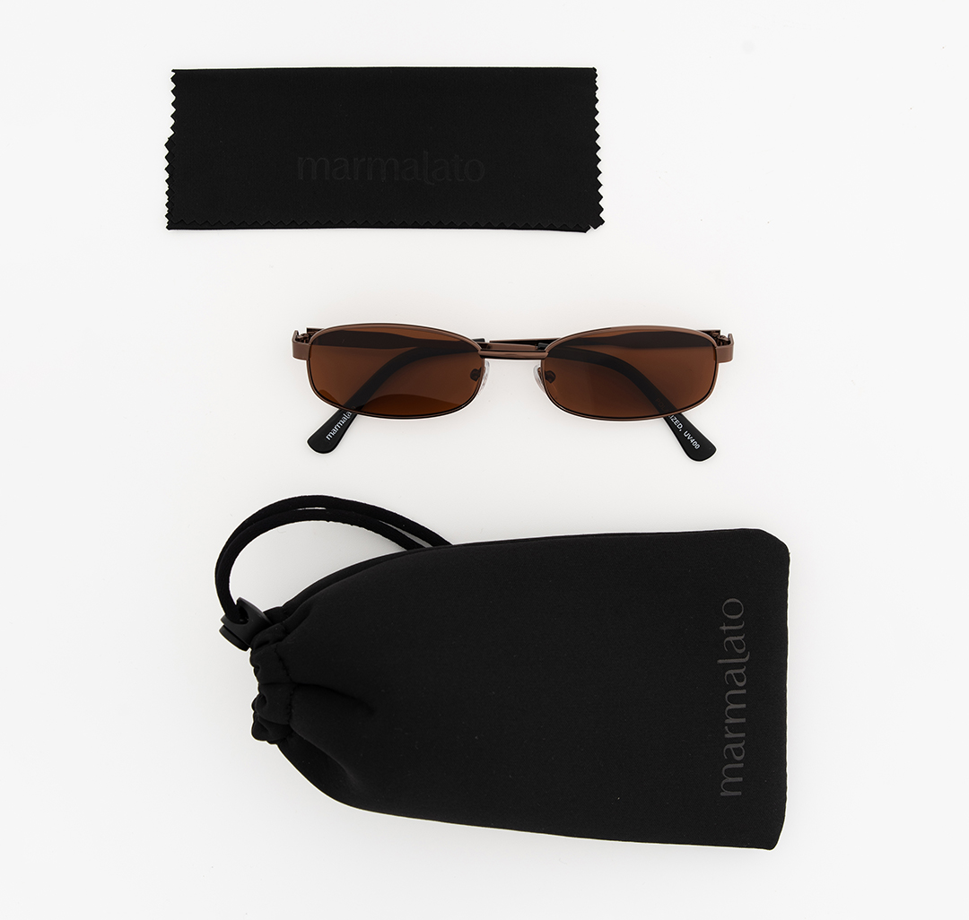 Очки с чехлом Мармалато, цвет коричневый #7