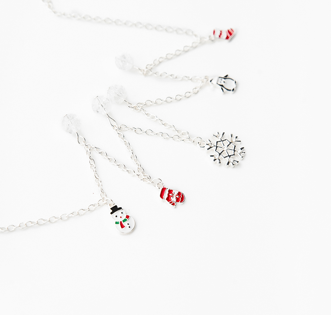 Колье Мармалато, цвет белое серебро-мультиколор #2