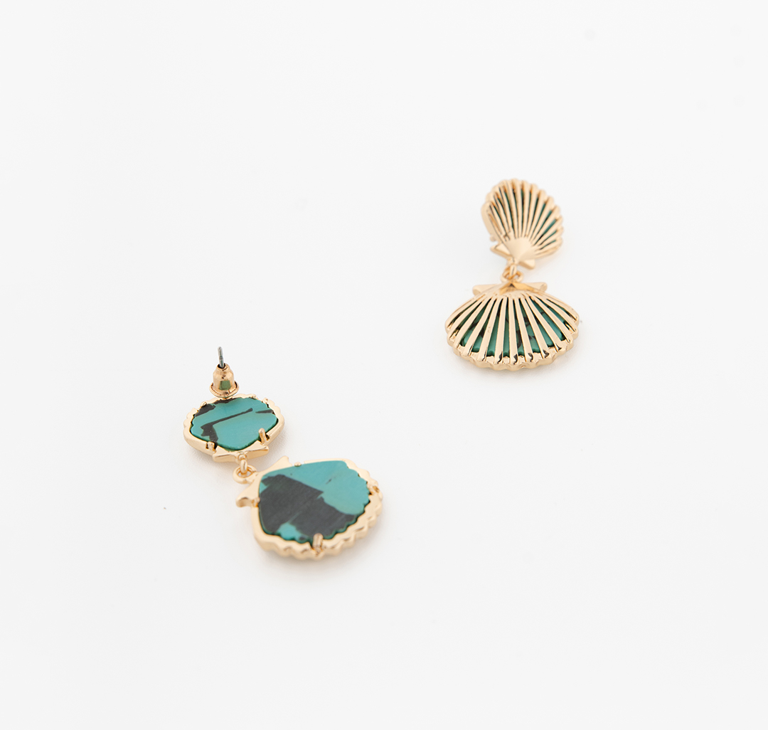 Серьги Мармалато, цвет золото-мультиколор #4