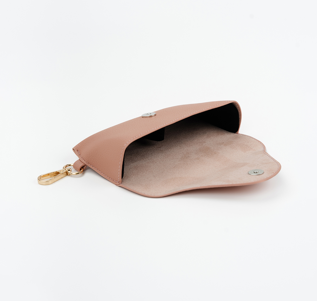 Чехол для очков Мармалато, цвет пудровый-золото #3