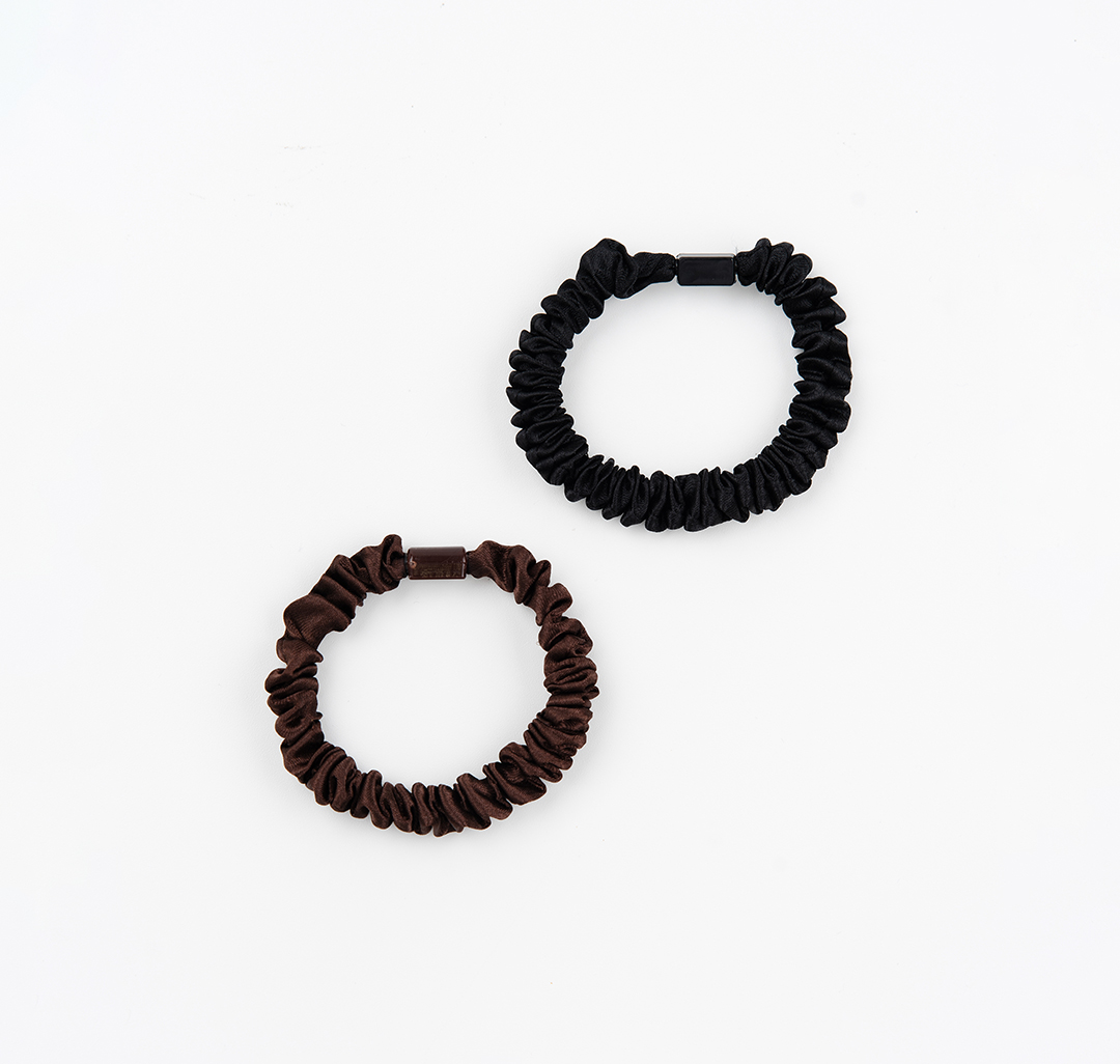 Набор резинок (2 шт) Мармалато, цвет черный-коричневый #3