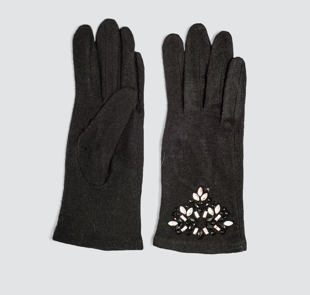 Перчатки Мармалато, цвет Черный-прозрачный #1