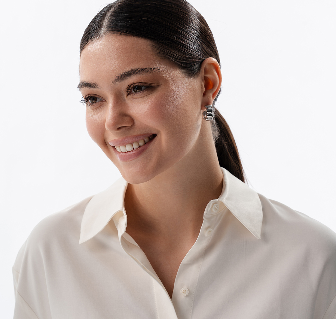 Серьги Мармалато, цвет Серебро #3