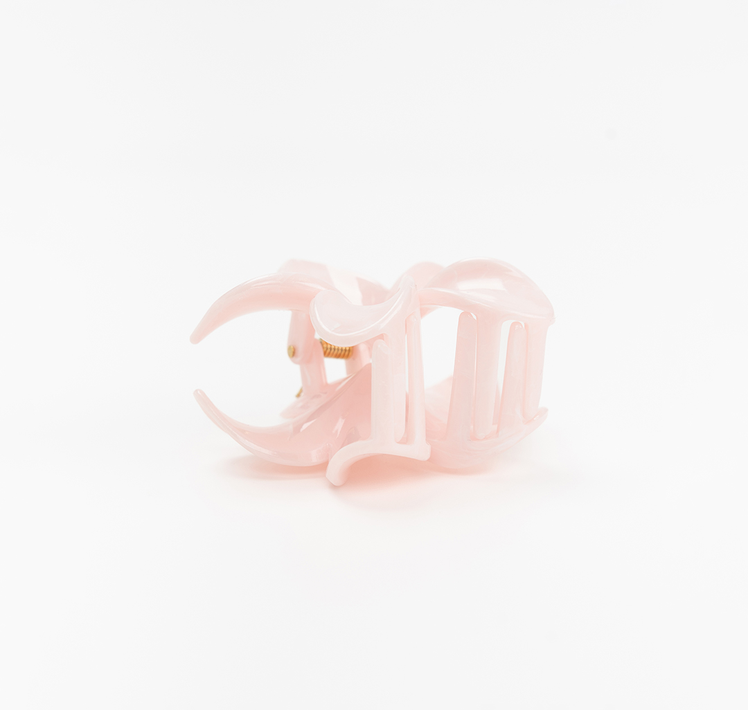 Заколка-краб Мармалато, цвет розовый-белый #4