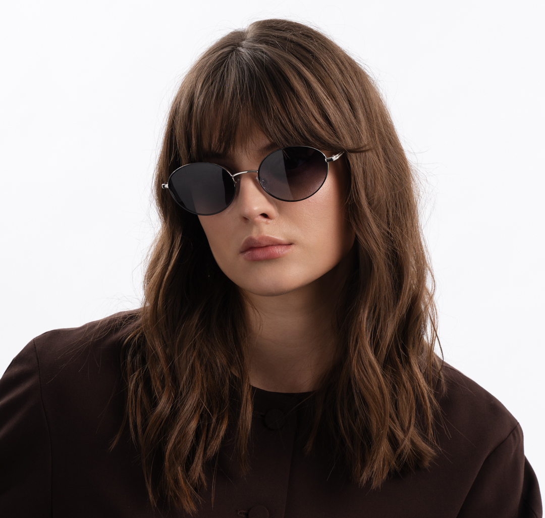 Очки солнцезащитные с поляризацией черные-СЕРЕБРО Мармалато, цвет Черный-серебро #2