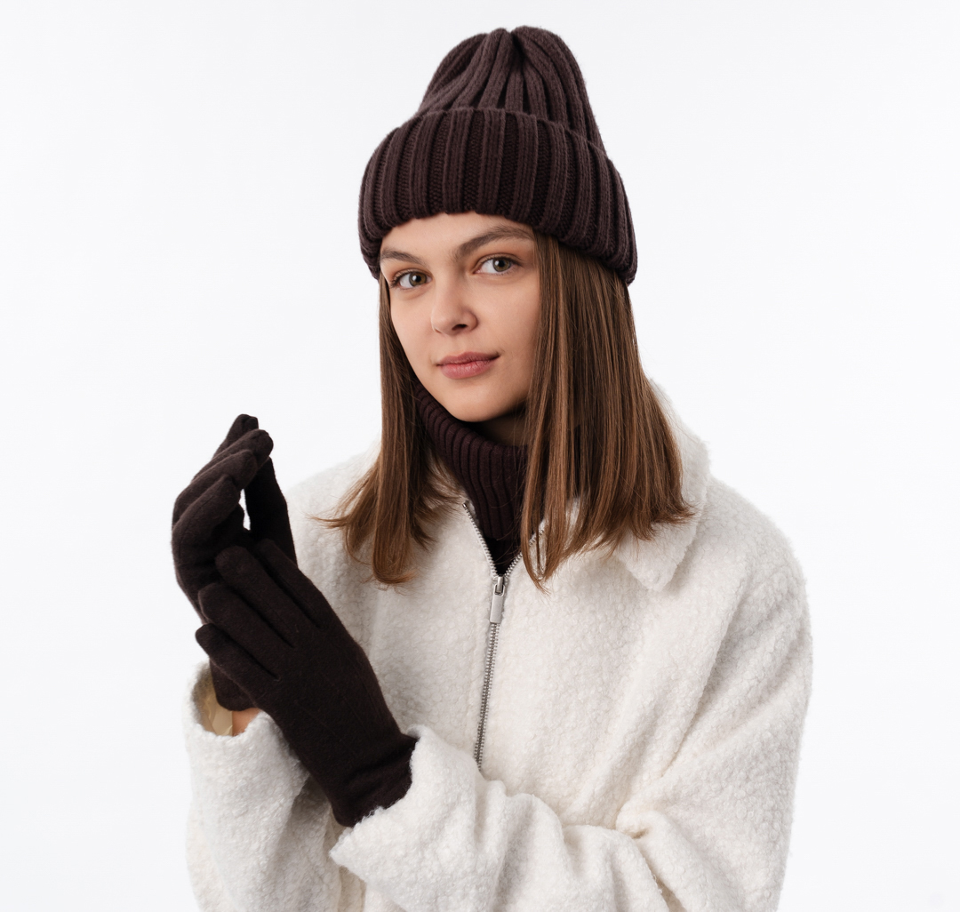 Перчатки Мармалато, цвет Шоколадный #4